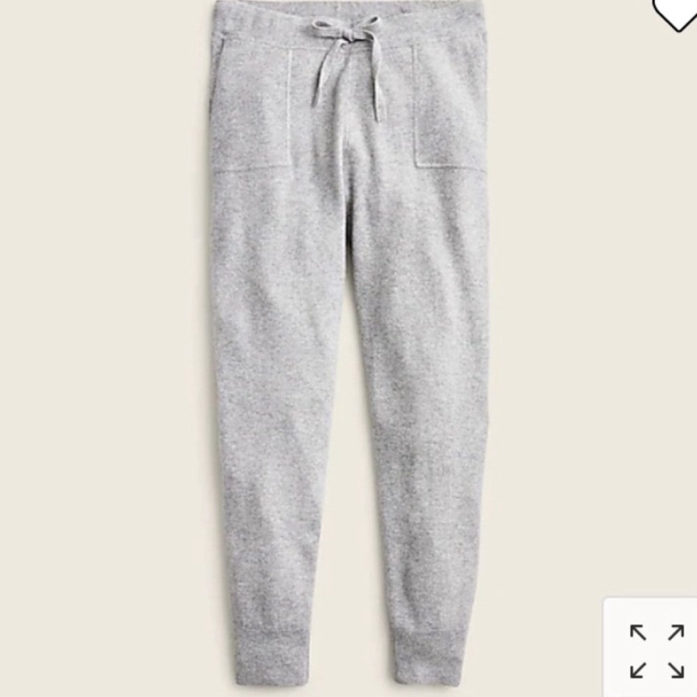 Jcrew 100% cashmere grey joggers